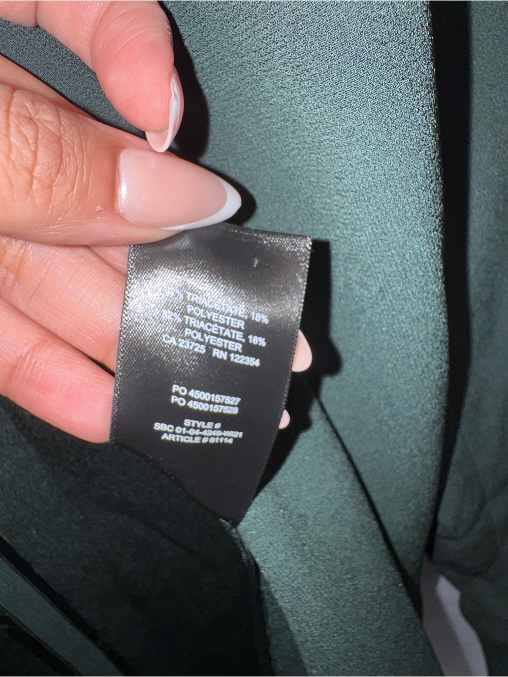 Babaton Forest Green Open-Front Blazer - Picture 6 of 6